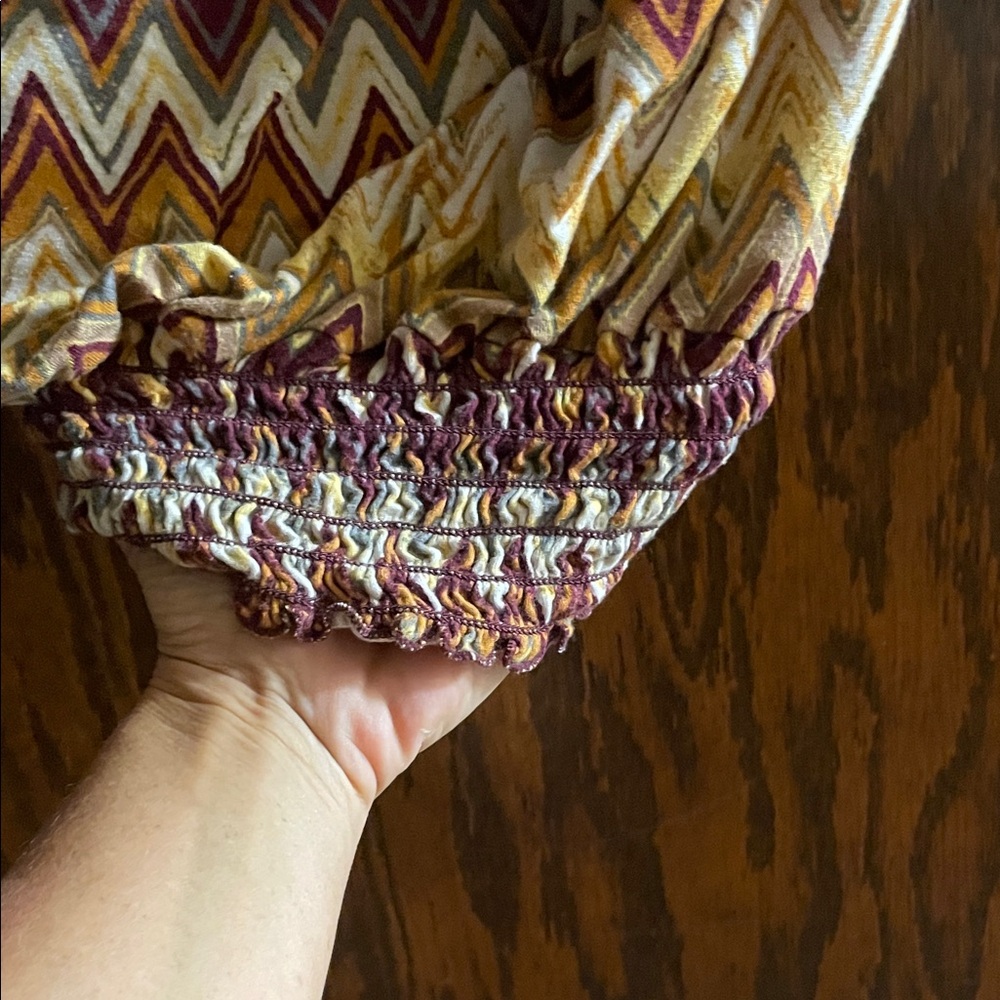 American Rag Multicolor Chevron Bodysuit - Picture 3 of 5